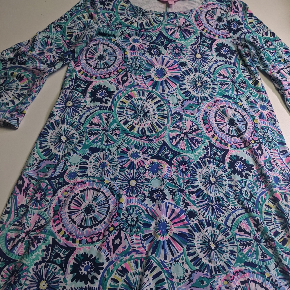 Lilly Pulitzer Ophelia Swing Dress in Multi Swim Small - Picture 5 of 8